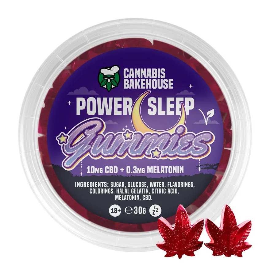 CBD Power Sleep Gummies 10mg CBD + Melatonin