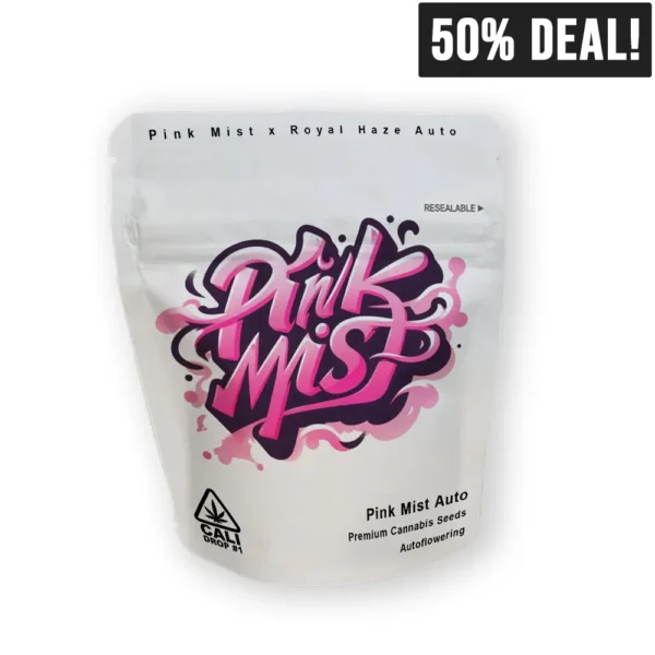 Pink Mist auto Verpackung - Baba Seeds -  Cali Drop 1 - 40% Deal 